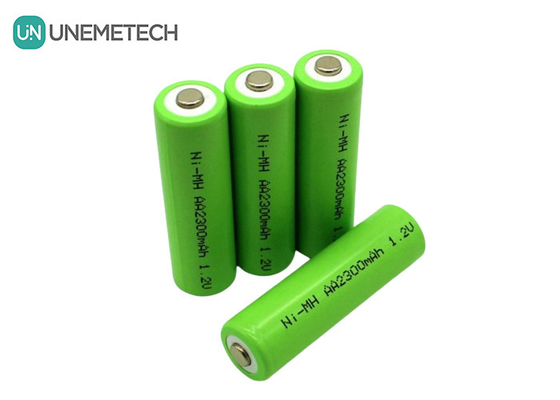 OEM ODM NiMH Batteries 1.2V AA 2300mAh Rechargeable Battery AA2300 For Wireless Microphone