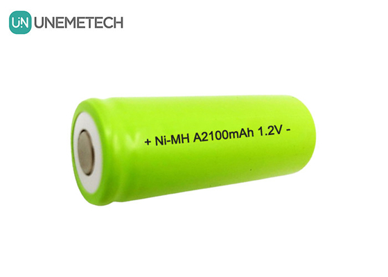 NiMH A2100mAh Battery 1.2V A 2100mAh Rechargeable Battery For Flashlight CE Approved