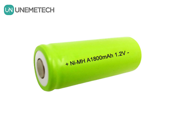 Rechargeable A Type NiMH Batteries A1800 1.2V 1800mAh For Smart Lock CE Approved