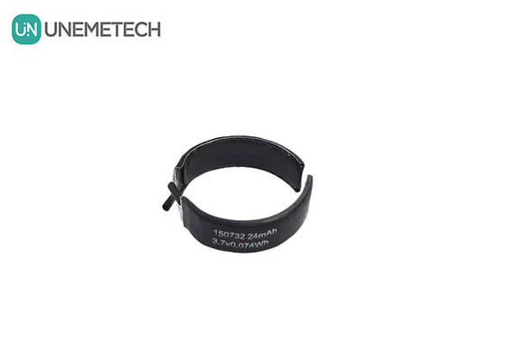 3.7V Curved LiPo Battery 150732 Min Capacity 22mAh Special Shaped Lipo Batteries Single Cells