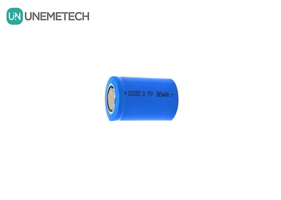 3.7V 80mAh Small Li Ion Cylindrical Rechargeable Battery 10150 For Turbo Nose Hair Cutter