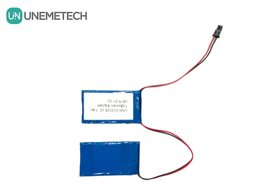 2C High Discharge Rate Lipo Battery Pack 553559 7.4V 1300mAh 2S For Artificial Limb