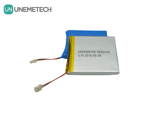 Medical Device Lithium Ion Polymer Battery Pack 7.4V 1800mAh 2S 406168 Rechargeable