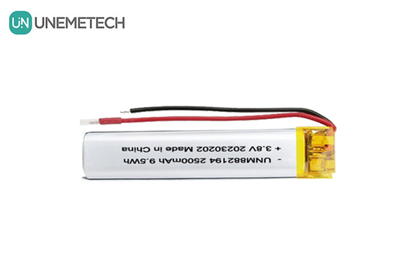 Custom 882194 High Voltage LiPo Battery 4.35V 2500mAh 1 Year Warranty