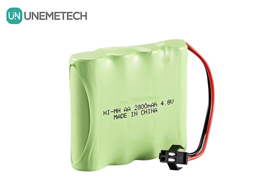 4.8V Nickel-Metal Hydride Battery 2800mAh Rechargeable AA Battery Packs