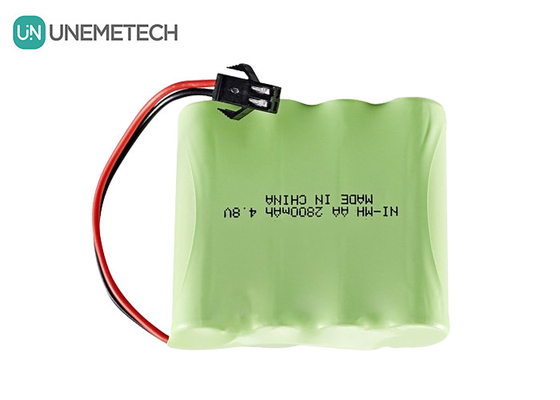 4.8V Nickel-Metal Hydride Battery 2800mAh Rechargeable AA Battery Packs