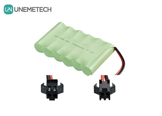 7.2V NiMH Battery Packs 1800mAh Nickel Metal Hydride Batteries For Remote Control Vehicle