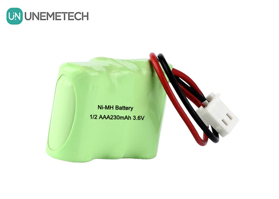 1/2AAA NiMH Rechargeable Battery Packs 3.6V 230mAh Column Rechargeable Battery Packs