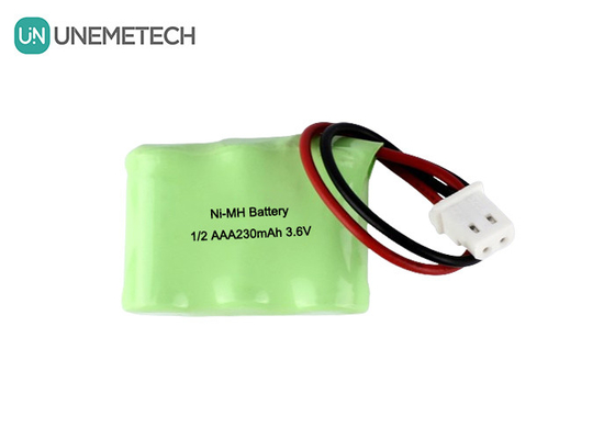 1/2AAA NiMH Rechargeable Battery Packs 3.6V 230mAh Column Rechargeable Battery Packs