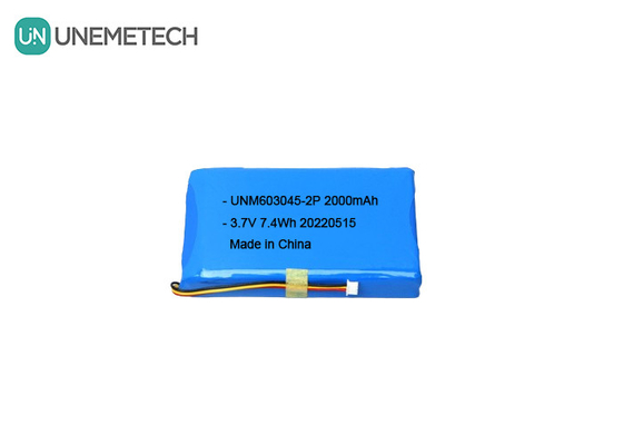 Large Capacity Lithium Polymer Battery Pack 603045 2P 3.7V 2000mAh Smart Door Lock Battery