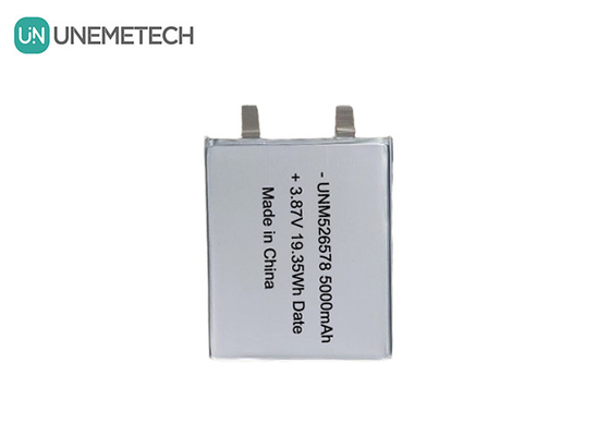 526578 3.87V High Voltage LiPo Battery 5000mAh 4.45V Charge Voltage For Power Bank