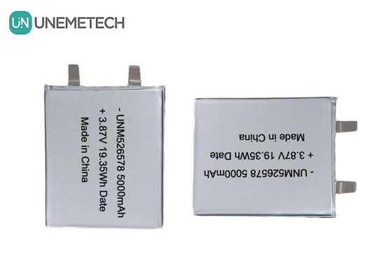 526578 3.87V High Voltage LiPo Battery 5000mAh 4.45V Charge Voltage For Power Bank
