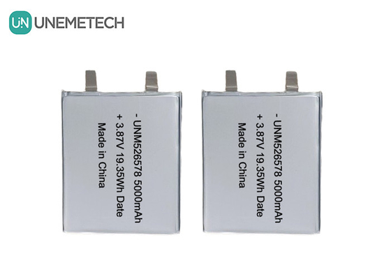 526578 3.87V High Voltage LiPo Battery 5000mAh 4.45V Charge Voltage For Power Bank