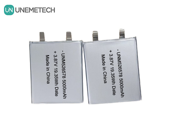 526578 3.87V High Voltage LiPo Battery 5000mAh 4.45V Charge Voltage For Power Bank