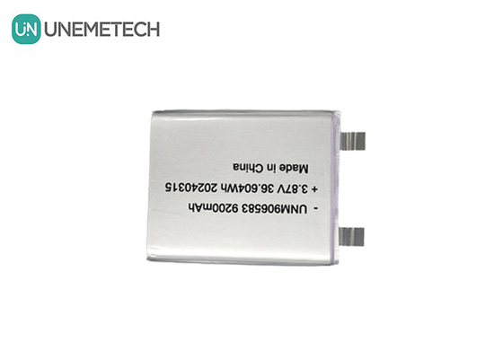 3.87V 9200mAh 906583 High Voltage Lithium Ion Battery Pack For Power Bank