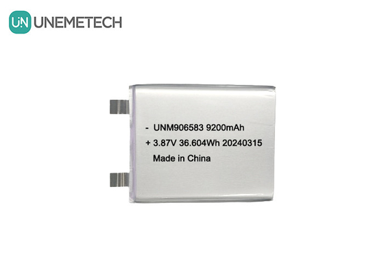 3.87V 9200mAh 906583 High Voltage Lithium Ion Battery Pack For Power Bank