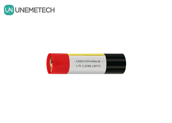 Rechargeable Cylindrical LiPo Battery 13450 3.7V 650mAh for Electronic Cigarettes