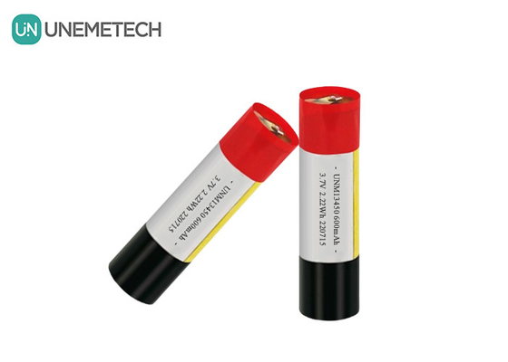 Rechargeable Cylindrical LiPo Battery 13450 3.7V 650mAh for Electronic Cigarettes