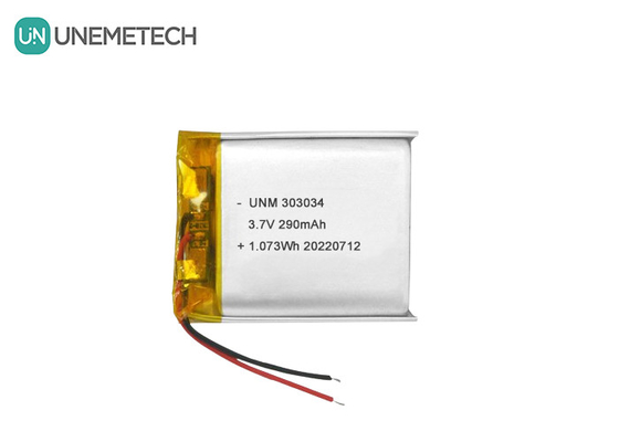 3.7V 290mAh Rechargeable Lithium Ion Polymer Battery 303034 for Electric Toys