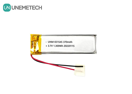 3.7V 370mAh 651545 Rechargeable Lithium Li-ion Polymer Battery for Digital Products