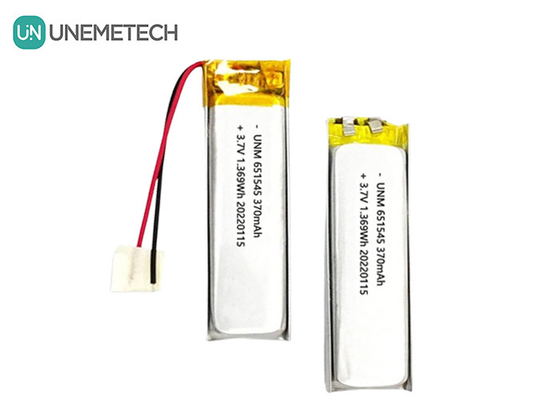 3.7V 370mAh 651545 Rechargeable Lithium Li-ion Polymer Battery for Digital Products