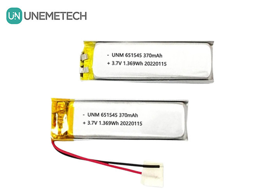 3.7V 370mAh 651545 Rechargeable Lithium Li-ion Polymer Battery for Digital Products