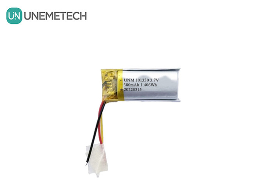 3.7V 380mAh Rechargeable Li-Polymer Battery 101330 for Smartwatches