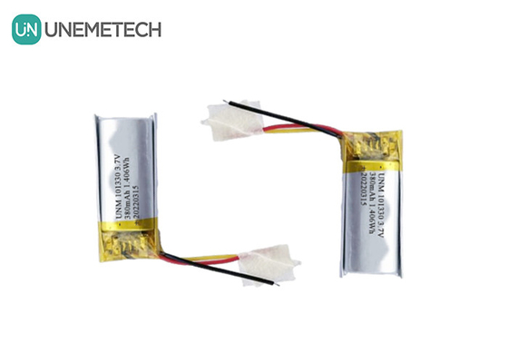 3.7V 380mAh Rechargeable Li-Polymer Battery 101330 for Smartwatches
