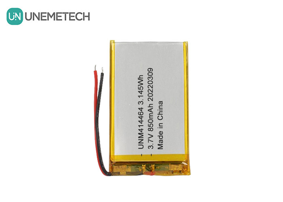 3.7V 850mAh Rechargeable LiPo Battery 414464 Pouch Battery For Table Lamp