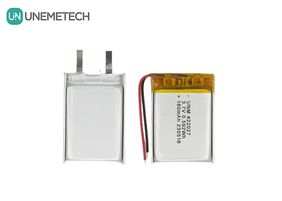 Rechargeable High Density LiPo Battery 3.7V 160mAh 422027 For Bluetooth Headset