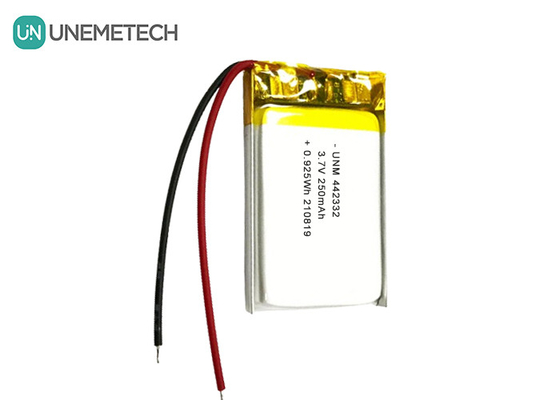 3.7V 250mAh Lipo Rechargeable Battery 442332 For Portable Electronic Scales