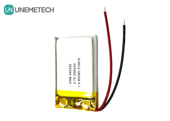 3.7V 250mAh Lipo Rechargeable Battery 442332 For Portable Electronic Scales