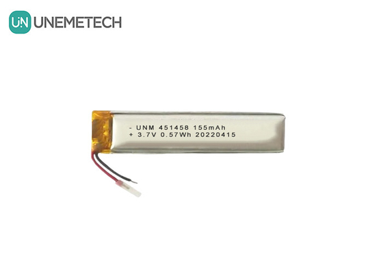 Lipo 3.7V 155mAh Rechargeable Polymer Battery 451458 For Wireless Headset