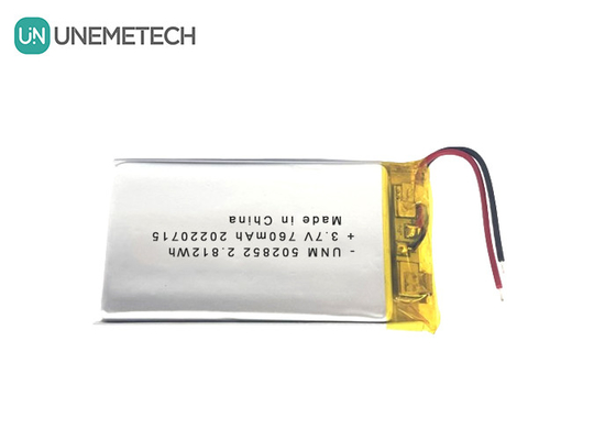 3.7V 760mAh Lithium-Ion Polymer Rechargeable Battery 502852 For LED Lights