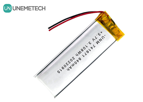 3.7V 840mAh Lipo Rechargeable Batteries 741671 For Smart Socket