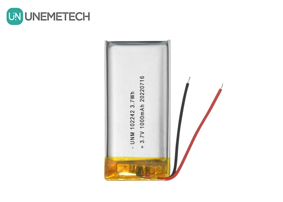3.7V 1000mAh 102242 Standard Lithium ion Polymer Battery for Table Lamps