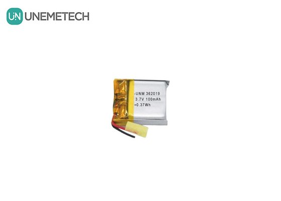 3.7V 100mAh Small Lithium Polymer Battery 362019 For Wireless Headset