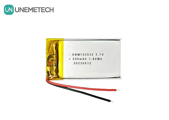 3.7V 500mAh 752035 Advanced Lithium Polymer Battery For Remote Controls