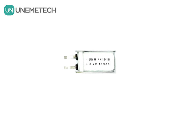 3.7V 45mAh Small Low Weight Lithium Polymer Battery 441018 for Smart Glasses