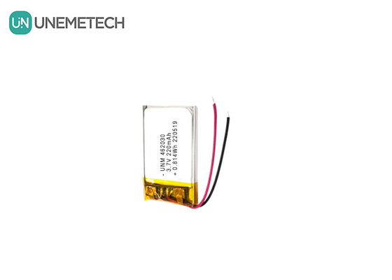 3.7V 220mAh 462030 Certificate Rechargeable Lithium Polymer Battery For LED Lights
