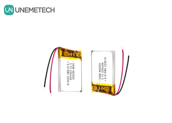 3.7V 220mAh 462030 Certificate Rechargeable Lithium Polymer Battery For LED Lights