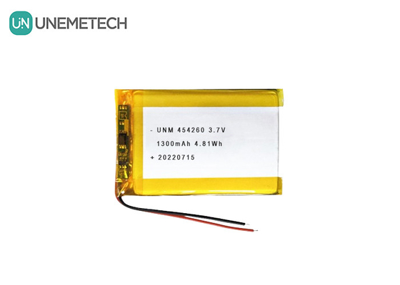Lithium Ion Polymer Battery Cell 3.7V 1300mAh 454260 for Soalr Systems