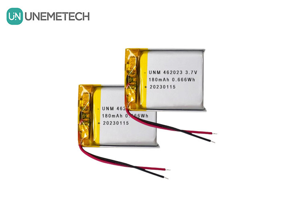 3.7V 180mAh Li Ion Battery 462023 Lipo Rechargeable Battery Pack for Electronic Toys