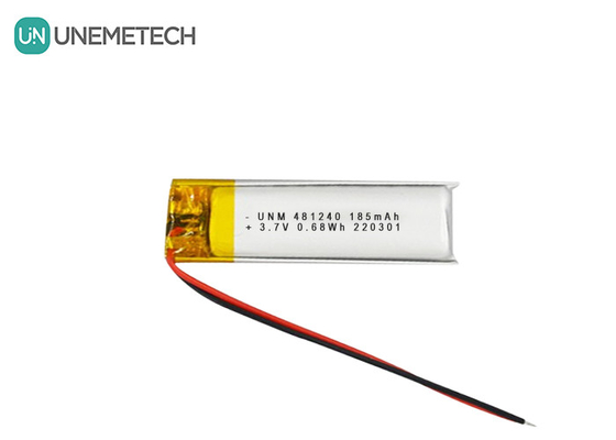 3.7V 185mAh 481240 Lithium Ion And Lithium Polymer Battery For Car DVRs