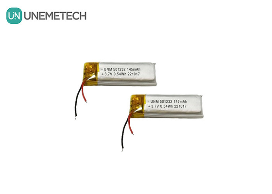 3.7V 145mAh 501232 Compact Design Lithium Polymer Battery For Bubble Machine