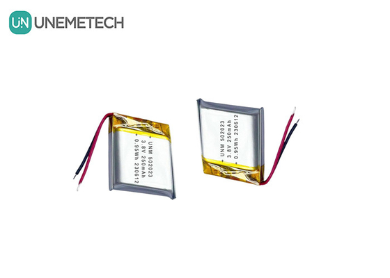 3.8V 250mAh 502023 High Voltage Lithium Polymer Battery For Tracker Locator