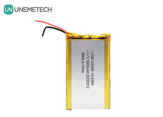 3900mAh High Capacity Li-Polymer Battery 105068 3.7V Lipo Batteries For Tablet