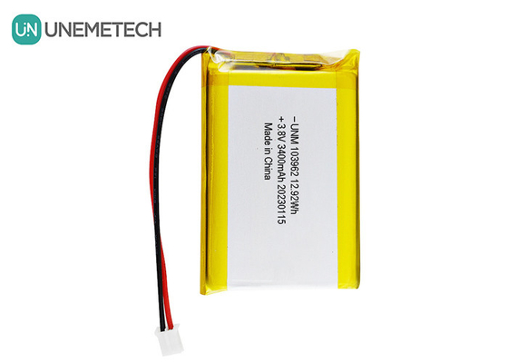 High Voltage Lipo Battery 103962 3.8V 3400mAh LiHV Batteries For Digital Camera