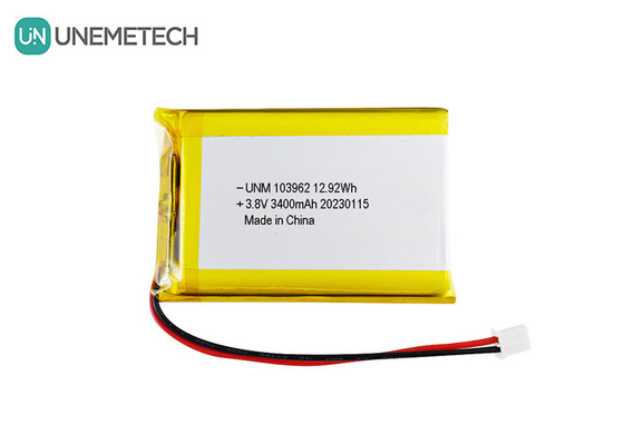 High Voltage Lipo Battery 103962 3.8V 3400mAh LiHV Batteries For Digital Camera