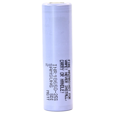 Samsung 25S 18650 2500mAh 20A Battery 3.6V Cylindrical Lithium Ion Cell INR18650-25S